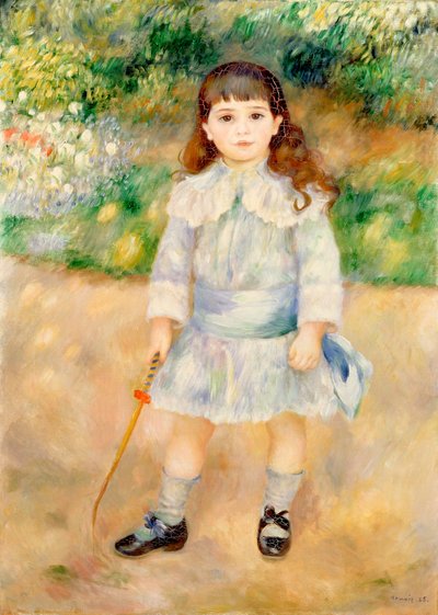 A Girl with a Whip by Pierre Auguste Renoir
